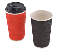 Hot and cold paper cups